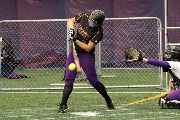 Softball takes game one from Gusties 6-4, falls 2-1 in close game two