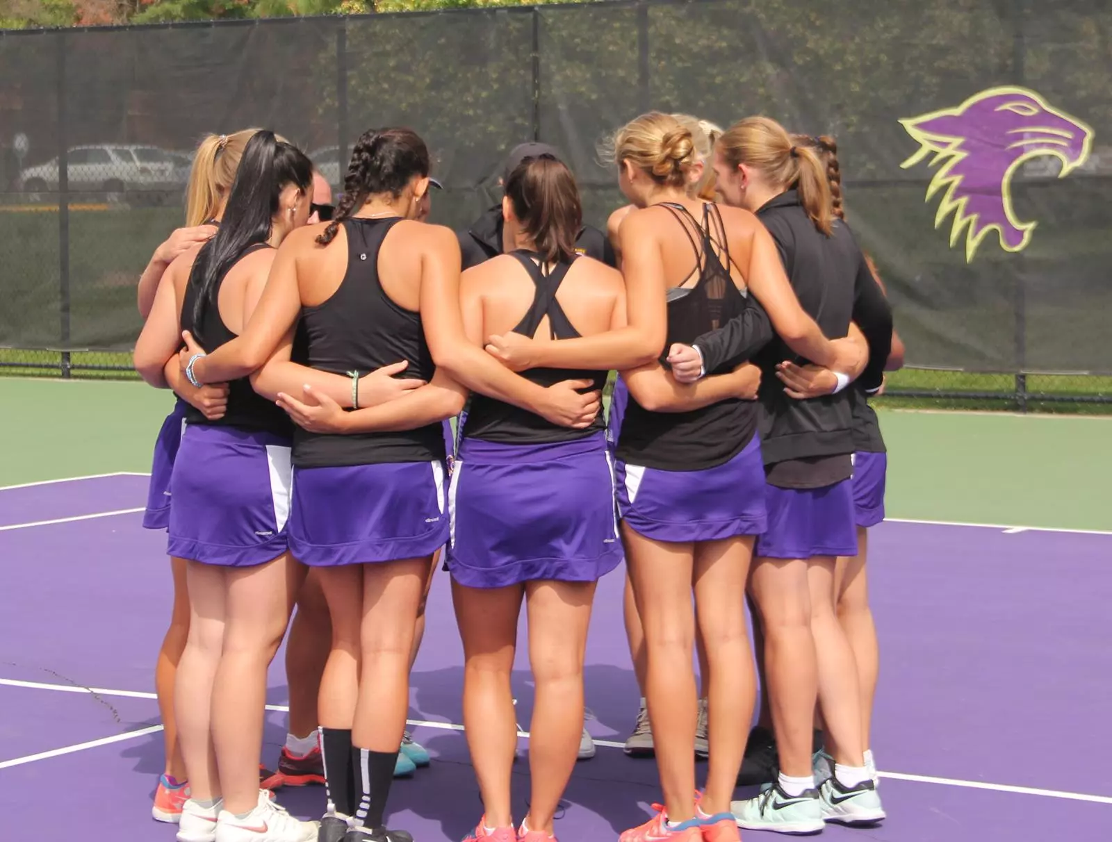 St. Catherine Tennis Huddle