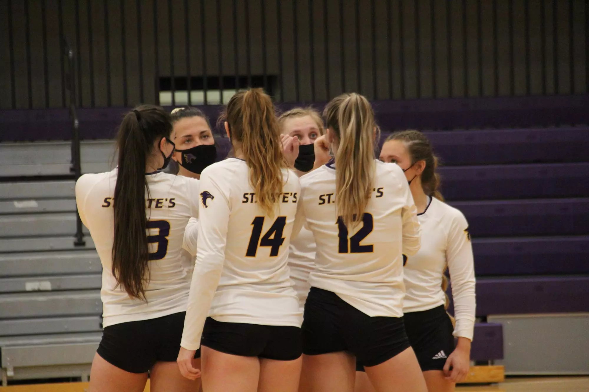 Volleyball huddle