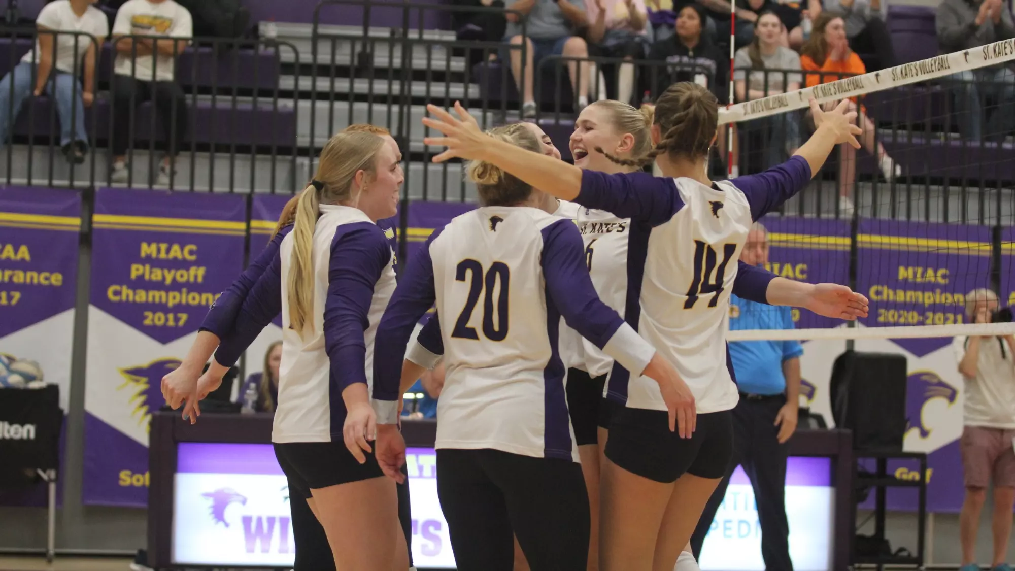 Volleyball huddle
