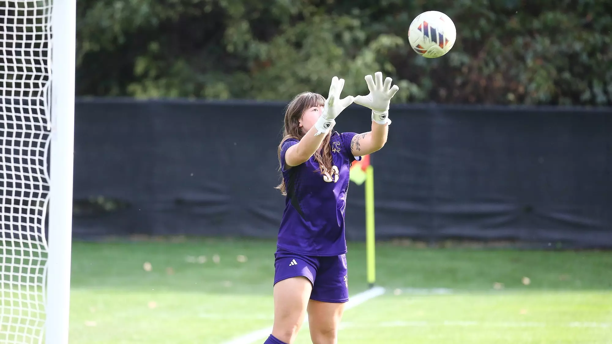 Kate Praetz making save