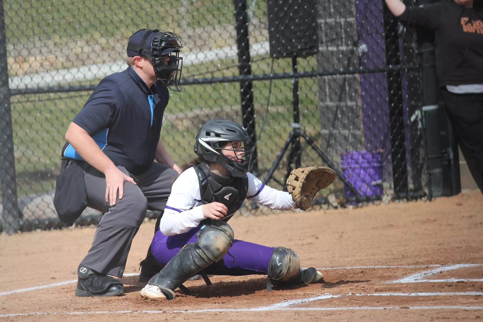 Sam Aronson catching at home