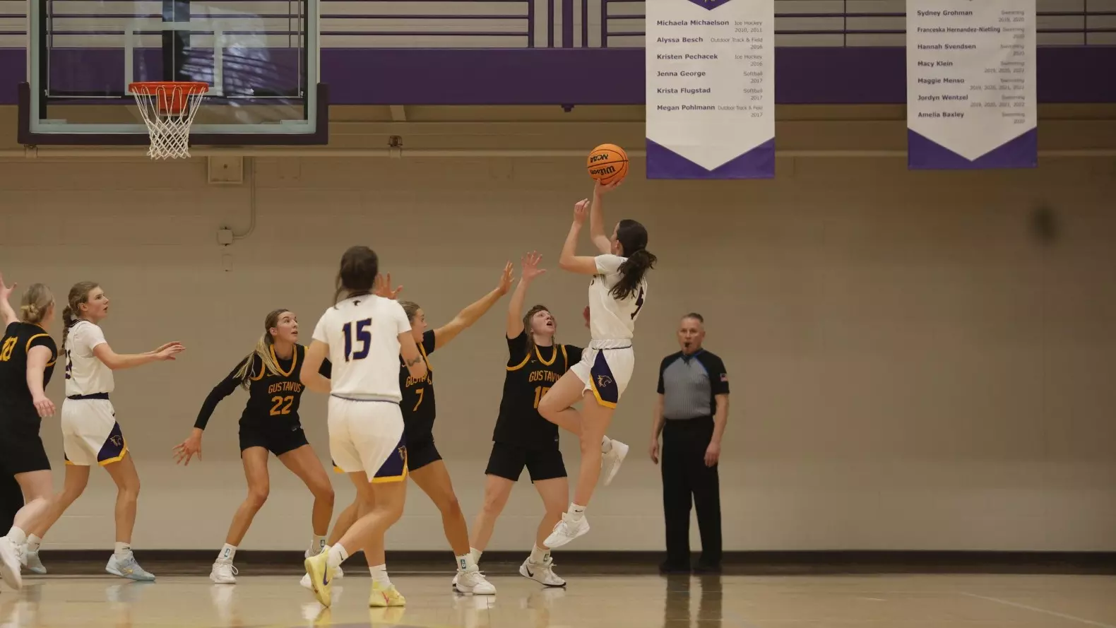 Jordyn Peed shooting at Butler Center Gym