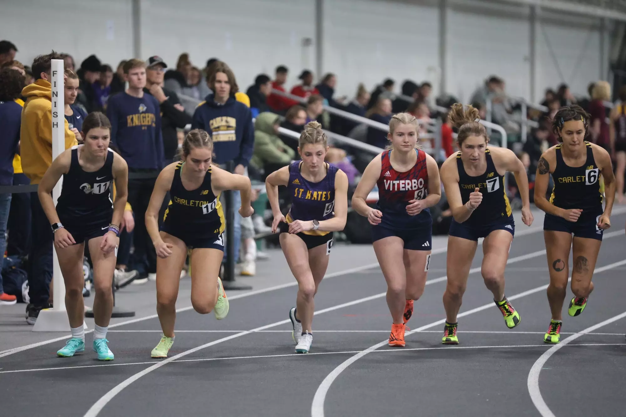 Kate Peterson running at Ole Opener