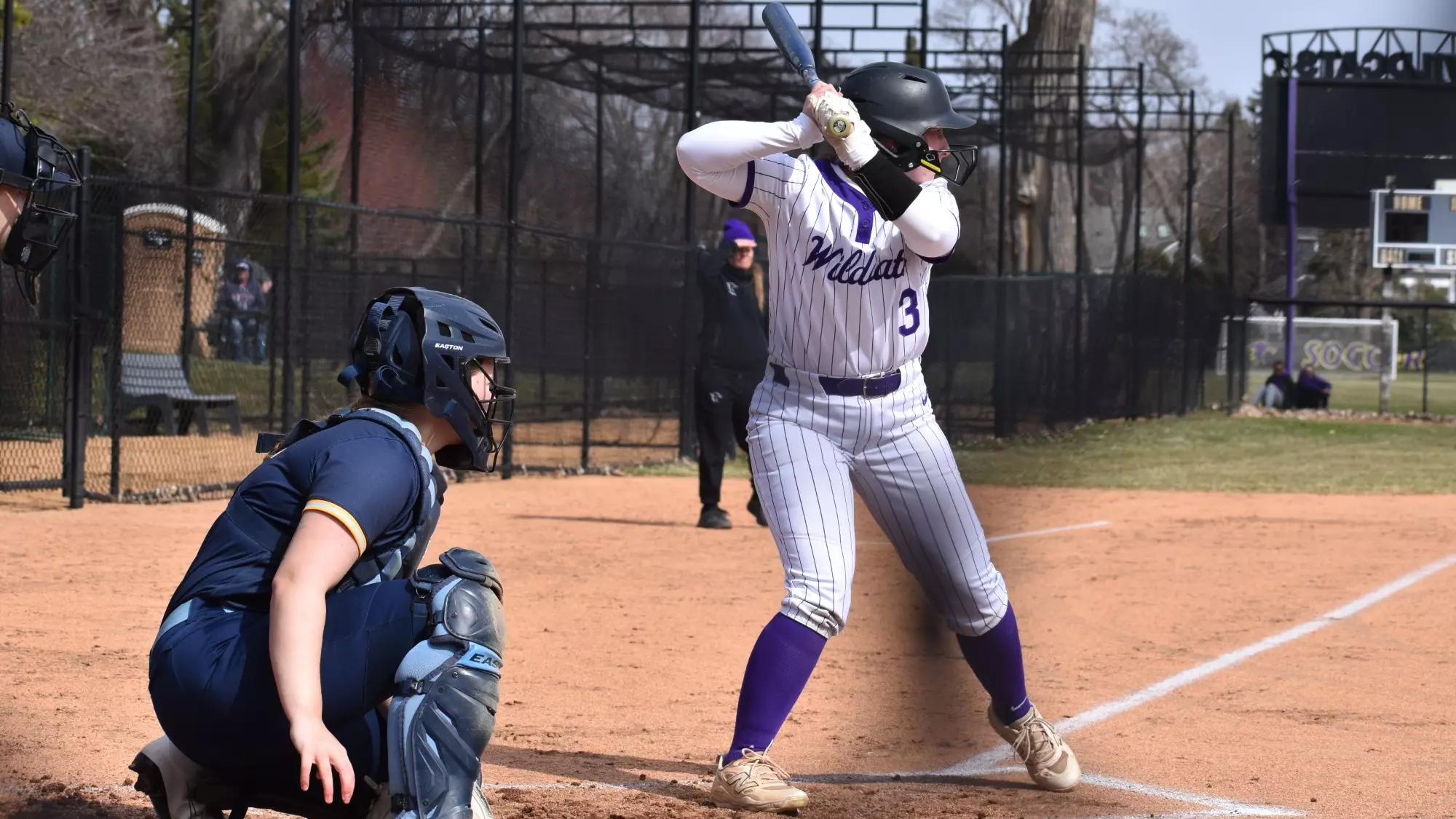Mayci Larson at bat