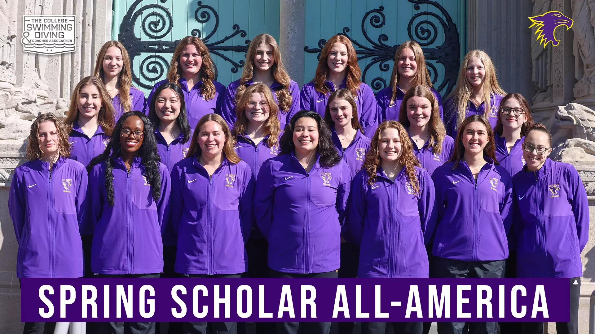 CSCAA Scholar All America Team Photo